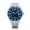Professional dive watch with blue dial